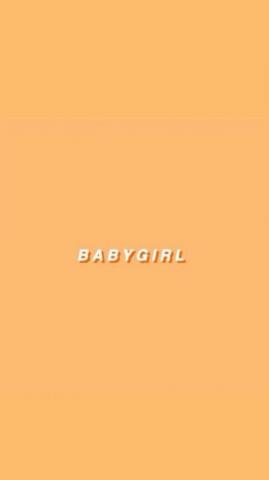 Orange Aesthetic Girl Wallpaper On