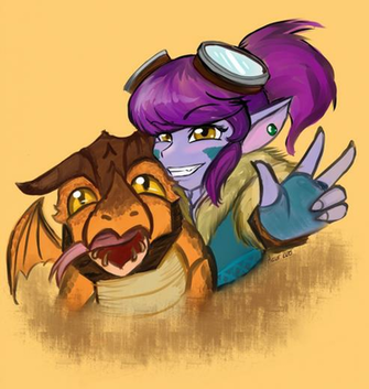 Tristana Dragon Trainer By Shizel Azur