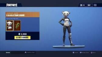 Fortnite Panda Team Leader Wallpaper