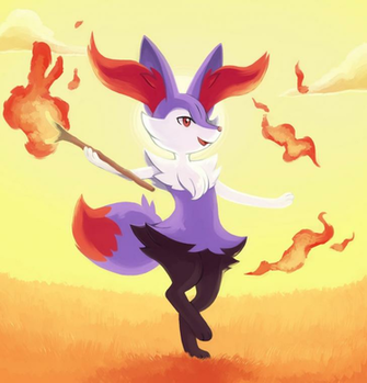 Braixen Shiny By Tortaviso