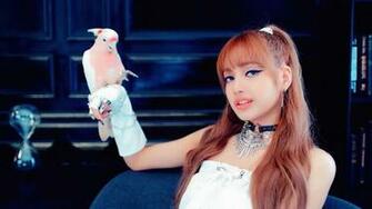 Lisa Black Pink Wallpaper