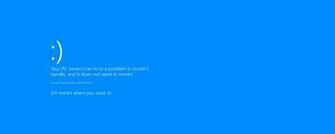 Blue Screen Of Death Windows Wallpaper HD Desktop