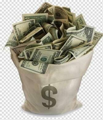 U S Dollar Banknote Money Bag Mony Transparent Background Png