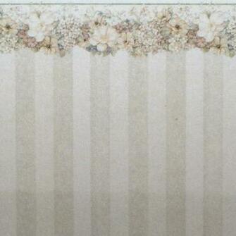 Wallpaper Pastel Flowers And Stripes Stewart Dollhouse