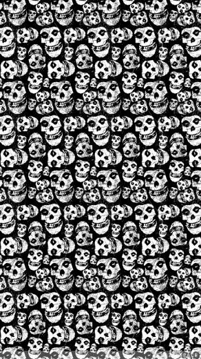 Misfits Skull Wallpaper Scary Skulls iPhone Pictures