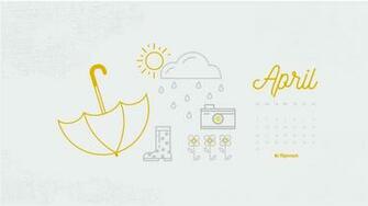 Bie April Wallpaper Calendar Desktop Background