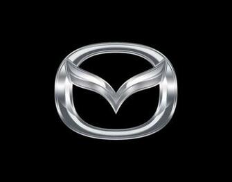 Best Mazda Logo Background HD Wallpaper Black