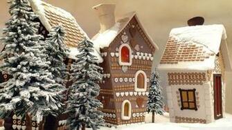 Gingerbread Houses Wallpaper