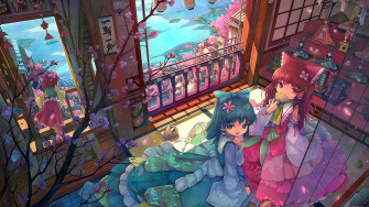 Anime Girl Japanese Clothes Asian 4k Wallpaper HD Image