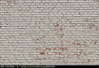 Whitewashed Brick Wall Background Stock Photo Picture And Rights