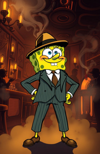Gangster Spongebob Wallpaper