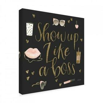 Amazon Trademark Fine Art Boss Ladies Vii Black By Jenaya