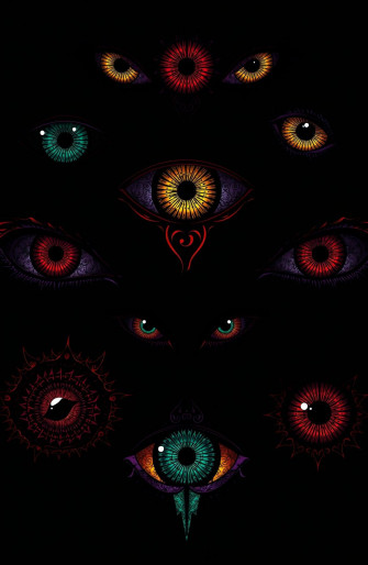 Evil Eyes Wallpaper