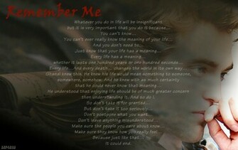 Remember Me Wallpaper Fan Art