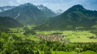 Germany Bavaria Alps Wallpaper Art HD
