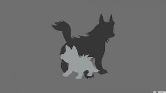 Mightyena And Poochyena Of Pokemon HD Wallpaper