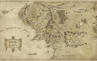 Map The Lord Of Rings Wallpaper Movie