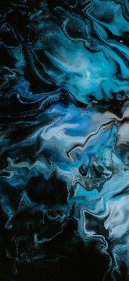 Turquoise Aesthetic Waves Wallpaper