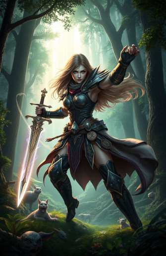 Fantasy Female Warrior Wallpaper