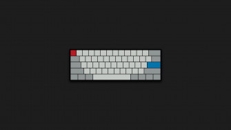 Minimal Keyboard 4k Wallpaper