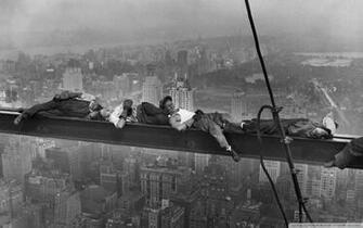 Construction Workers At Height 4k HD Desktop Wallpaper For