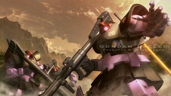 Gundam Wallpaper Ms Dom Black Tri Stars