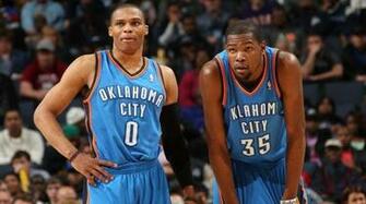 Kevin Durant And Russell Westbrook Wallpaper