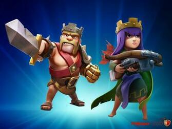 Barbarian King And Archer Queen Wallpaper Clash Of S