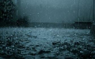 Heavy Rain Dullness Bad Weather Wallpaper Background Ultra HD 4k
