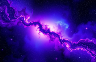Purple And Blue Galaxy Wallpaper