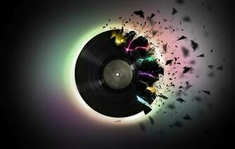 Wallpaper Music Black Pieces Vinyl Record Image For Desktop