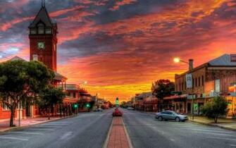 Sunset City Wallpaper