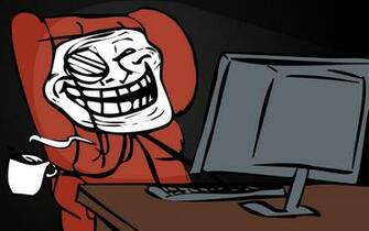 Troll Computer Like A Boss Wallpaper