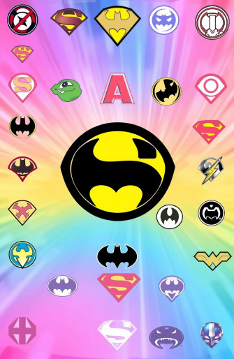 Superheroes Logos Wallpaper
