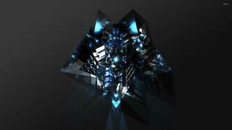 Dark Blue Flower Wallpaper Abstract