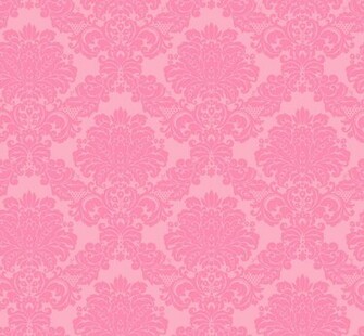 Bubblegum Pink Damask Wallpaper Thumbnail