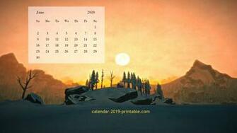 June Desktop Background Wallpaper Calendar