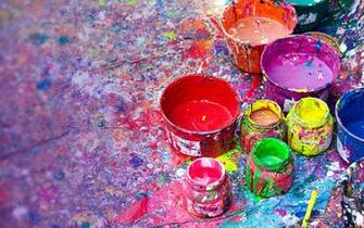 Paintings For Holi Festival Wallpaper Widescreen