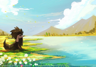 Furfrou Commission By Trainerlouie Wallpaper
