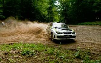 Wallpaper Subaru Wrx Ken Block Drift Dust Impreza