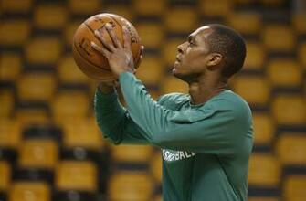 Dec Boston Ma Usa Celtics Guard Rajon Rondo On