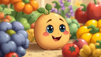 Cute Potato Wallpaper