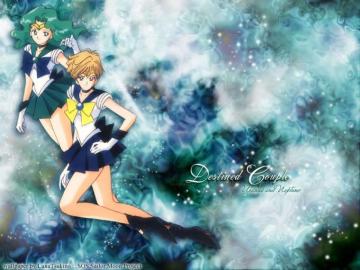 Rukamichi Sailor Uranus And Neptune Wallpaper