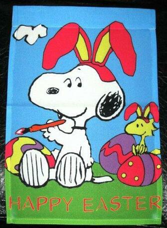 Snoopy Happy Easter Image Ears Painting