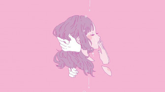 Pink Anime Aesthetic Wallpaper