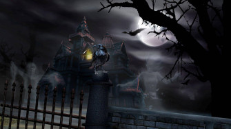 Haunted House Halloween Wallpaper