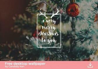 A Very Merry Christmas To You Tree Ornaments Background