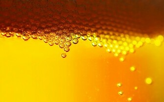 Beer Bubbles Wallpaper Stock Photos