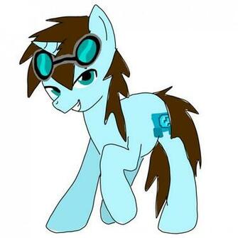 Dantdm The Diamond Minecart Pony By Mewvulpix25