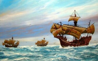Happy Columbus Day America Wallpaper